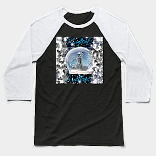 Wolfspirit Elf Gazing Globe Baseball T-Shirt